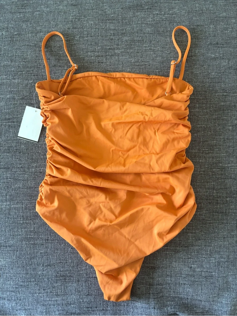 Free People x Belle Ruched Swimsuit. Size Medium - Picture 3 of 3